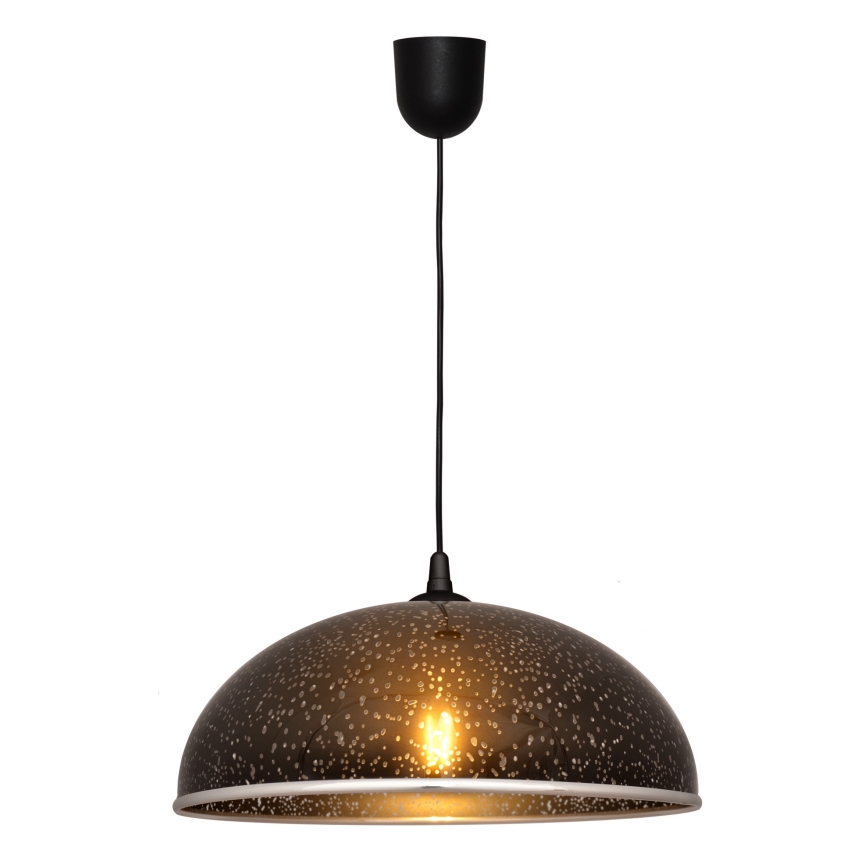 Luster na lanku CIRCLE 1xE27/15W/230V čierna