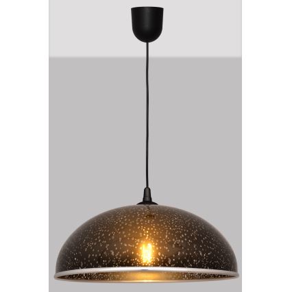 Luster na lanku CIRCLE 1xE27/15W/230V čierna