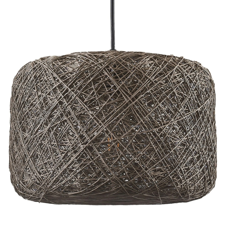 Luster na lanku CLEA 1xE27/20W/230V, priemer 30 cm, antracit