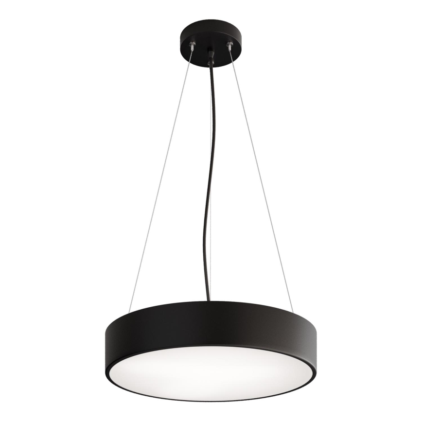 Luster na lanku CLEO 3xE27/24W/230V pr. 40 cm čierna