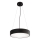 Luster na lanku CLEO 3xE27/24W/230V pr. 40 cm čierna