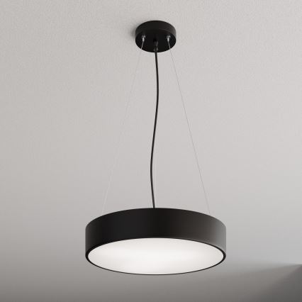 Luster na lanku CLEO 3xE27/24W/230V pr. 40 cm čierna