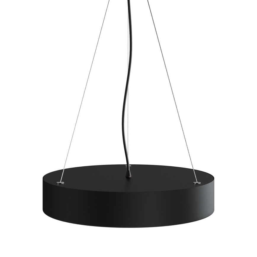 Luster na lanku CLEO 3xE27/24W/230V pr. 40 cm čierna