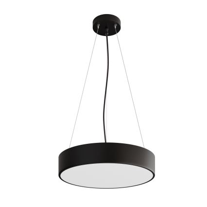 Luster na lanku CLEO 3xE27/24W/230V pr. 40 cm čierna