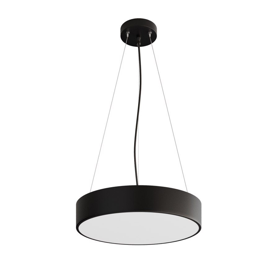 Luster na lanku CLEO 3xE27/24W/230V pr. 40 cm čierna