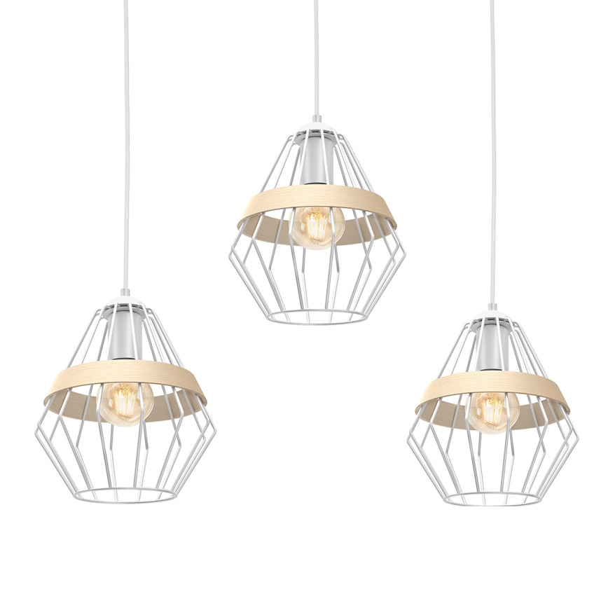 Luster na lanku CLIF 3xE27/60W/230V
