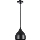 Luster na lanku COMO 1xE27/60W/230V pr. 17 cm čierna
