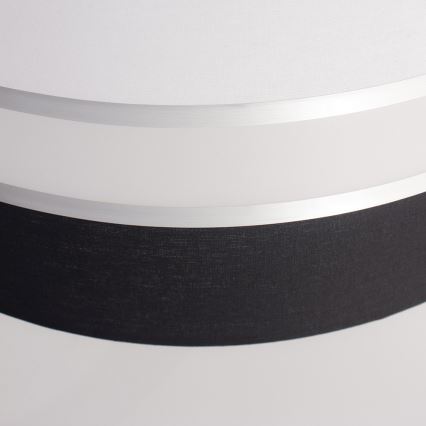 Luster na lanku CORAL 1xE27/60W/230V čiernobiela