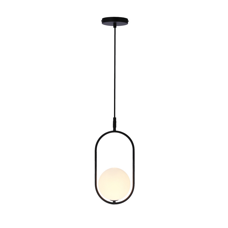 Luster na lanku CORDEL 1xG9/28W/230V čierna