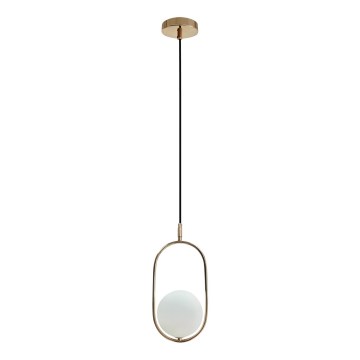 Luster na lanku CORDEL 1xG9/28W/230V zlatá