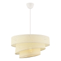 Luster na lanku COUPER 1xE27/60W/230V biela