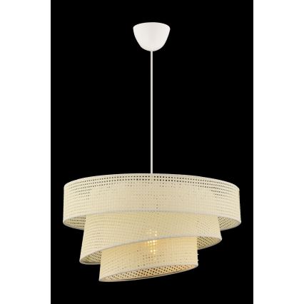 Luster na lanku COUPER 1xE27/60W/230V biela