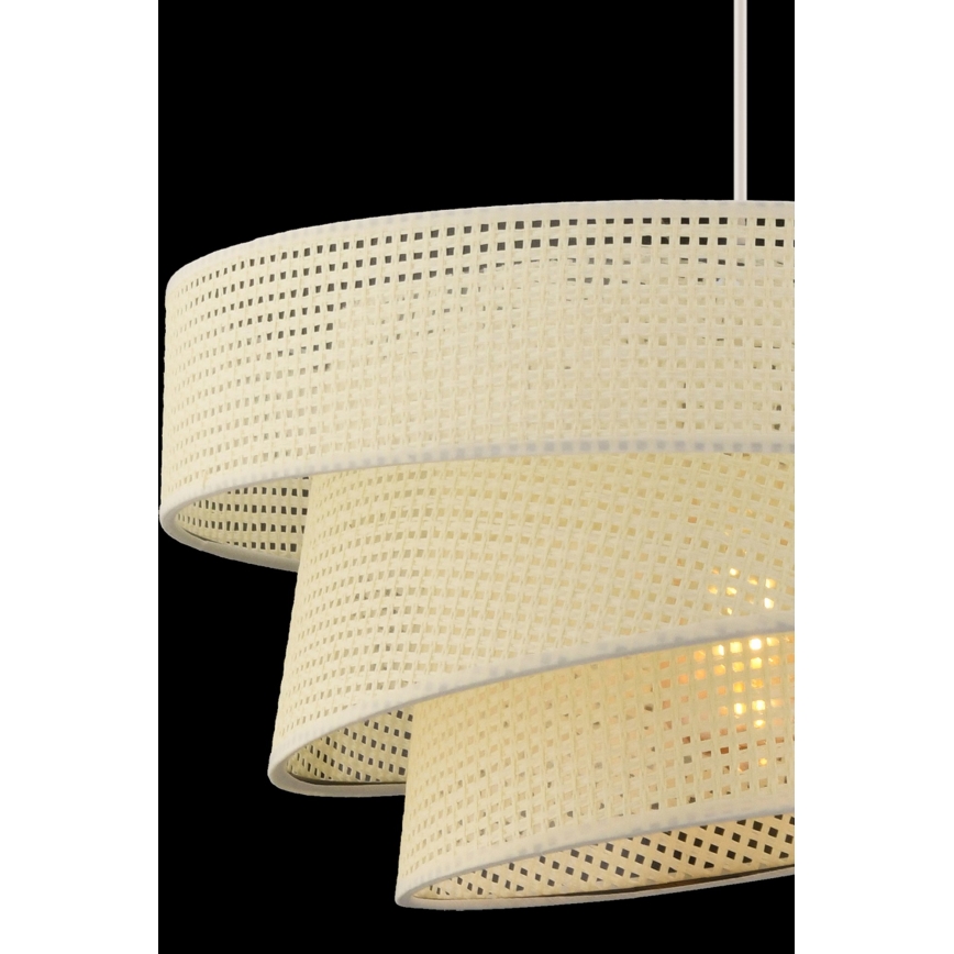 Luster na lanku COUPER 1xE27/60W/230V biela