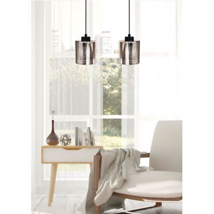 Luster na lanku COX 2xE27/60W/230V