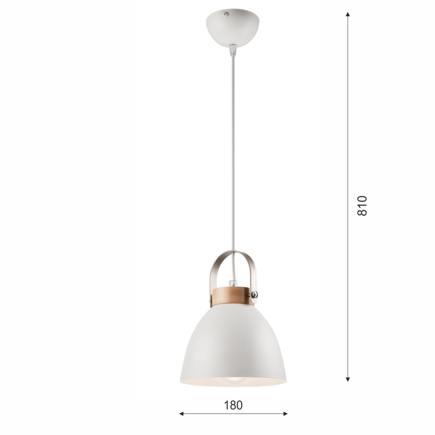 Luster na lanku DANIELLE 1xE27/60W/230V buk