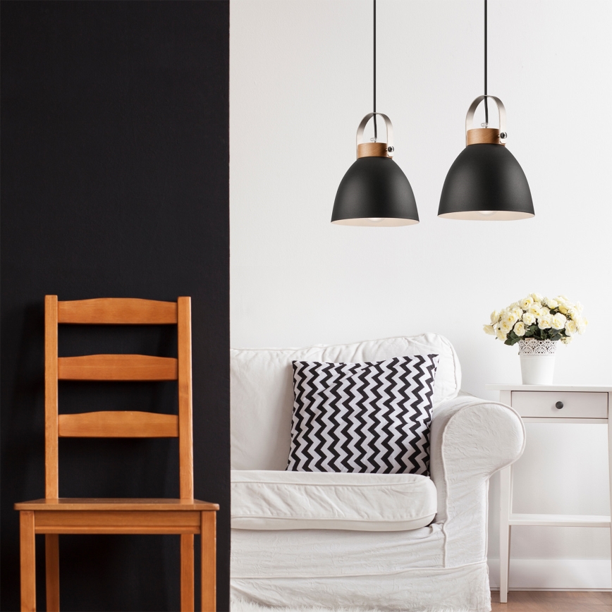 Luster na lanku DANIELLE 2xE27/60W/230V buk