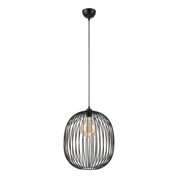Luster na lanku DESTELLO 1xE27/15W/230V pr. 33 cm čierny
