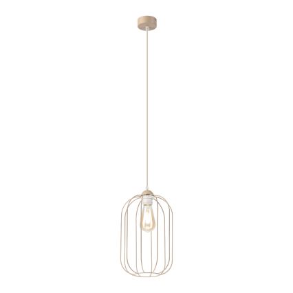 Luster na lanku DESTELLO 1xE27/15W/230V priemer 21 cm béžový