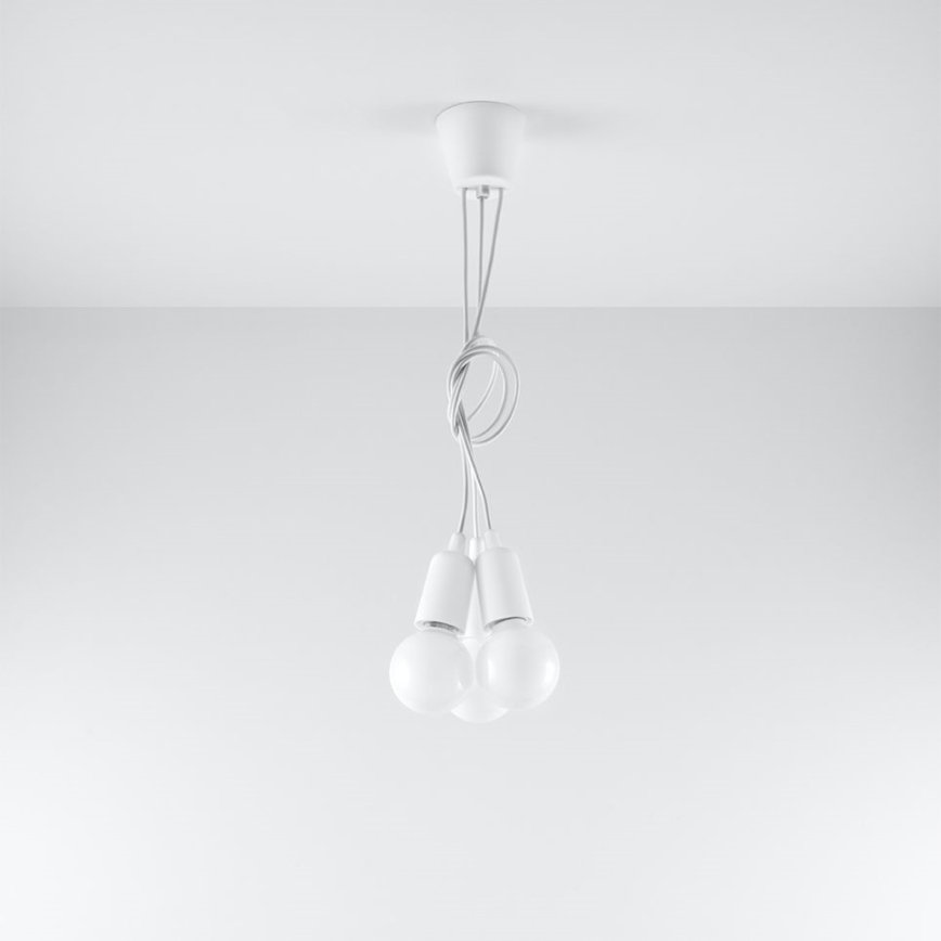 Luster na lanku DIEGO 3xE27/60W/230V
