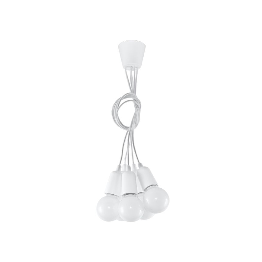 Luster na lanku DIEGO 5xE27/60W/230V