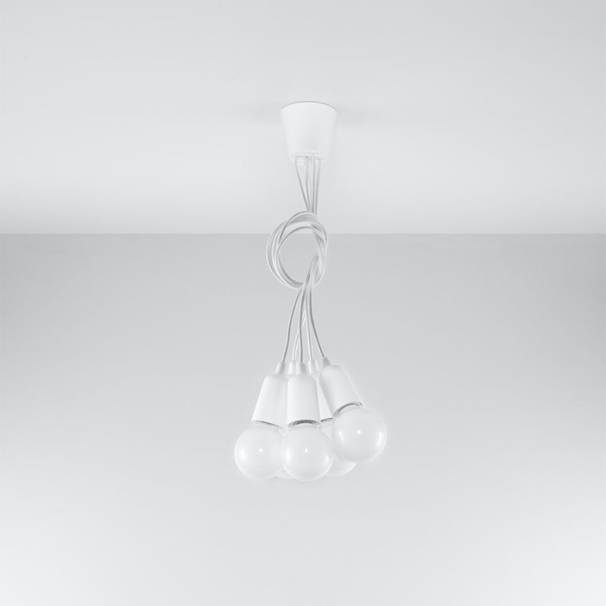 Luster na lanku DIEGO 5xE27/60W/230V