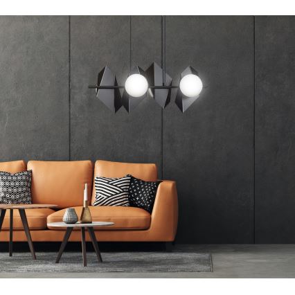 Luster na lanku DRIFTON 4xE14/10W/230V čierna