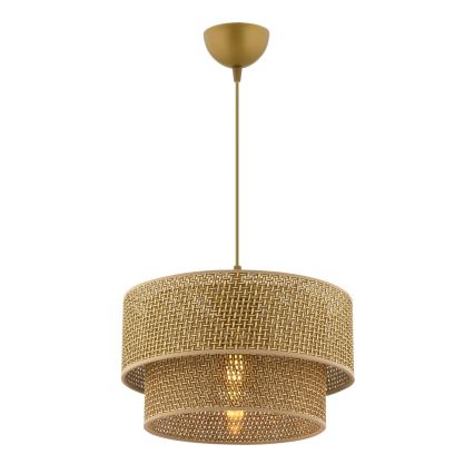 Luster na lanku ECHO 1xE27/60W/230V hnedý