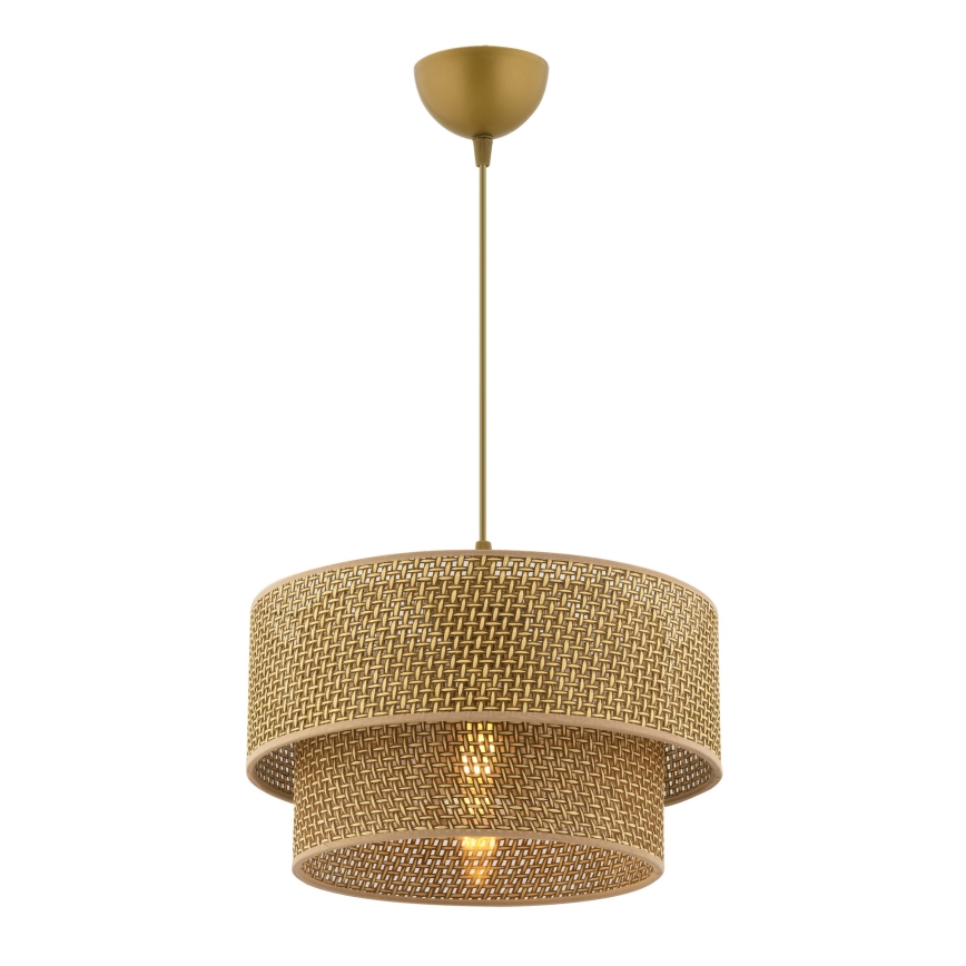 Luster na lanku ECHO 1xE27/60W/230V hnedý