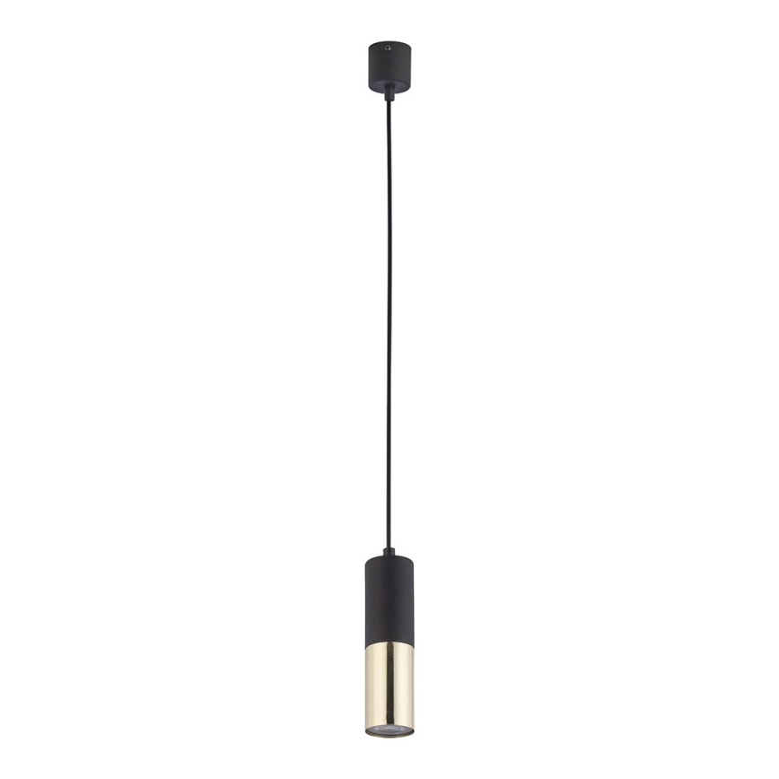 Luster na lanku ELIT 1xGU10/10W/230V čierna