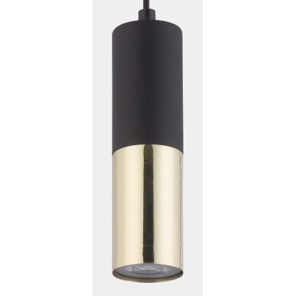 Luster na lanku ELIT 1xGU10/10W/230V čierna