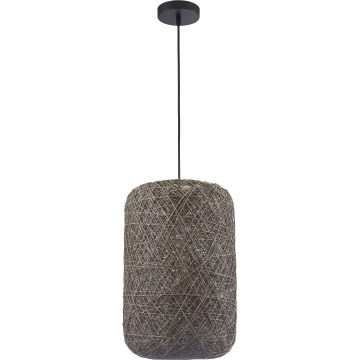 Luster na lanku ELLEN 1xE27/20W/230V pr. 30 cm antracit