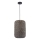 Luster na lanku ELLEN 1xE27/20W/230V pr. 30 cm antracit
