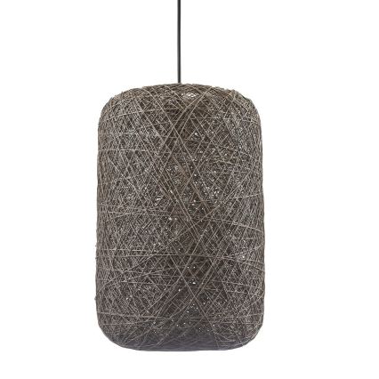 Luster na lanku ELLEN 1xE27/20W/230V pr. 30 cm antracit