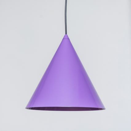 Luster na lanku ETNA II 1xE27/15W/230V pr. 25 cm fialový