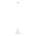 Luster na lanku FABO 1xE27/15W/230V biela