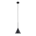 Luster na lanku FABO 1xE27/15W/230V čierna
