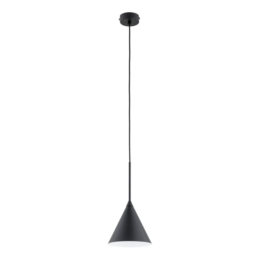 Luster na lanku FABO 1xE27/15W/230V čierna