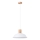 Luster na lanku FANO 1xE27/15W/230V pr. 34 cm biela