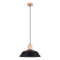Luster na lanku FANO 1xE27/15W/230V pr. 34 cm čierna