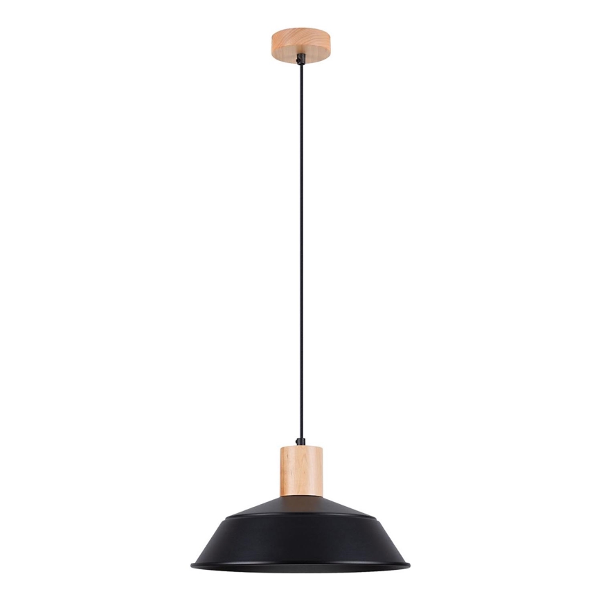 Luster na lanku FANO 1xE27/15W/230V pr. 34 cm čierna