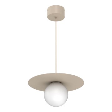 Luster na lanku FLAT 1xE27/15W/230V béžová