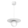 Luster na lanku FLAT 1xE27/15W/230V biela