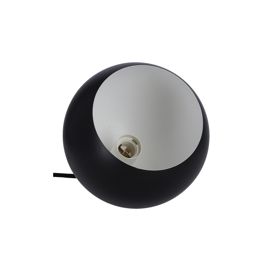 Luster na lanku FLEN 1xE27/40W/230V pr. 20 cm čierna