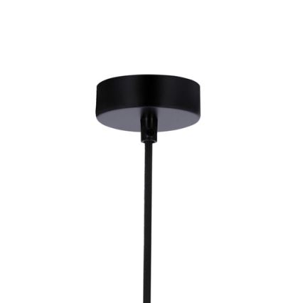 Luster na lanku FLEN 1xE27/40W/230V pr. 20 cm čierna