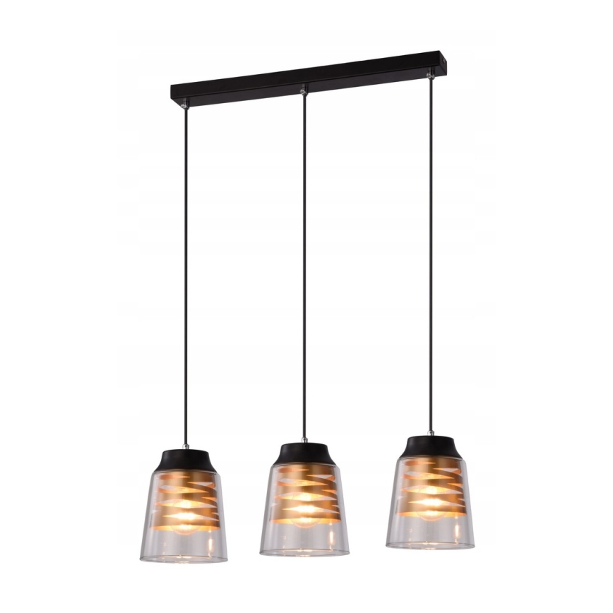 Luster na lanku FRESNO 3xE27/60W/230V