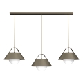 Luster na lanku FUNDA 3xE27/15W/230V bronzový