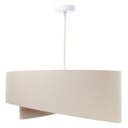 Luster na lanku GALAXY 1xE27/60W/230V béžová