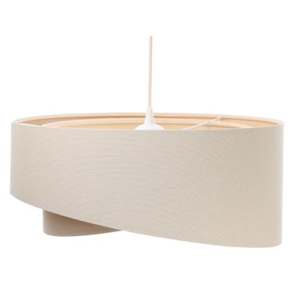 Luster na lanku GALAXY 1xE27/60W/230V béžová