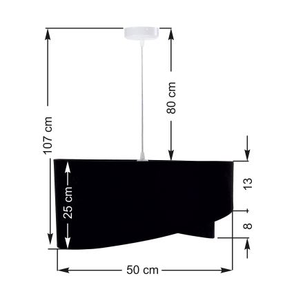 Luster na lanku GALAXY 1xE27/60W/230V