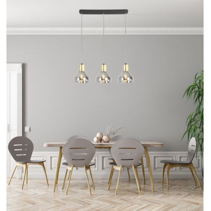 Luster na lanku GREGORY 3xE14/40W/230V